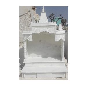 White Marble Temple for Home Hand crafted