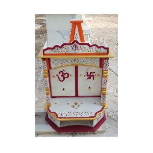 Indian Handmade White Marble Temple