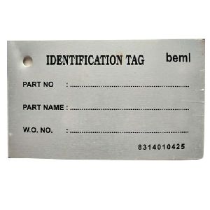 Identification Aluminum Nameplate