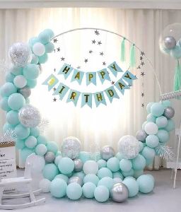 birthday anniversary wedding party plastic ring balloon set