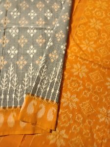 Ikkat saree cotton