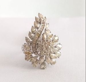 Pear Marquise Cocktail Ring