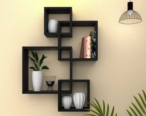 Wooden Modern Wall Shelf