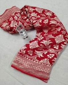 Exclusive Banarasi Chiffon Khaddi Georgette Silk Sarees