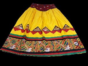Banjara Skirt vintage Lehenga very heavy Embroidered Collectible Mirror Rabari work