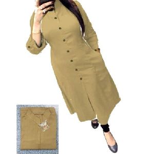 Plain Cotton Kurti