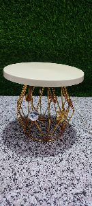 Metal Metallic Skirt Shape Cake Stand