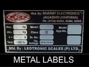 Anodized Aluminium Labels