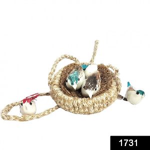 Artificial Jute Hanging Birds Nest