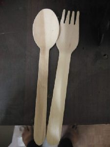 Wooden Spoon And Fork