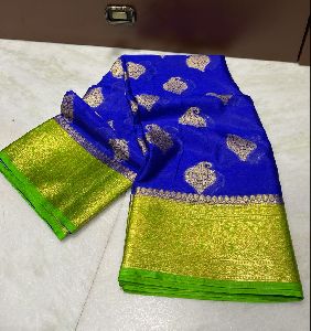 Banarasi Warm Dyeable Soft Silk Saree