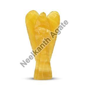 Yellow Aventurine Agate Stone Angel