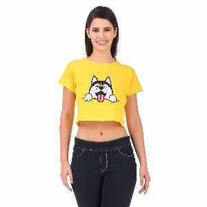 Y Dog Crop T-Shirts