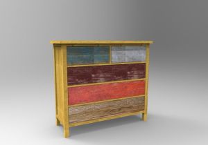 Mango Wood 5 Drawer Dresser