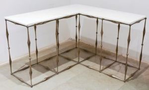 Marble Top Console Table