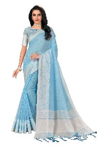 Cotton Linen Sarees