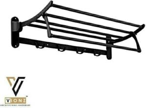 ROUND FOLDING RACK BLACK