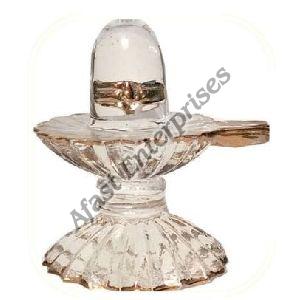 Crystal Holy Shivling Showpiece