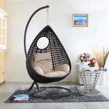 Single Seater Hanging Swing with Stand For Garden, Balcony & Outdoor