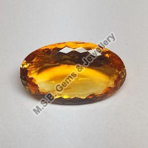 Natural Citrine  AAA Quality 100% Brandi Cut Oval Shape Loose Cut Gemstone