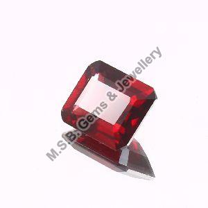 Natural Mozambique Octagon Shape Red Garnet Loose Gemstones