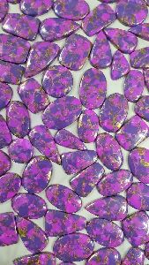 Purple Copper Turquoise Gemstone