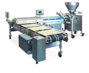 Extruded Cookies Making Machine With Auto Tray Laying