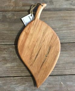Wooden Leaf Shaped Platter