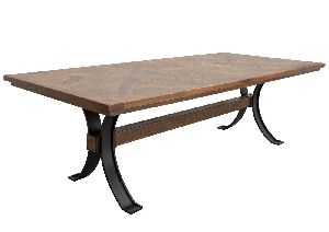 180x100x76 cm Mango Wood Dining Table
