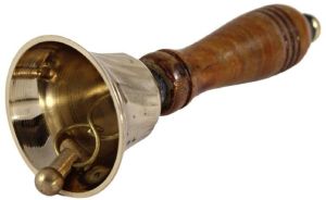 Brass Bell with Wooden Handle