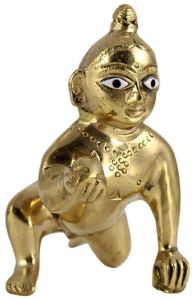 Brass Laddu Gopal Ji Statue