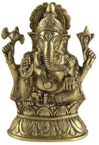 Brass Lord Ganesha Statue