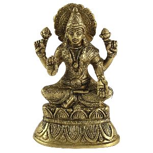 Brass Maa Laxmi Statue