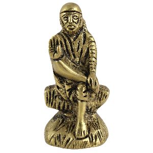 Brass Sai Baba Statue