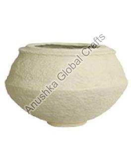 Paper Mache Decorative Pot