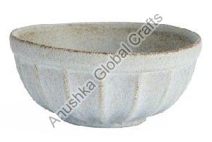 Paper Mache Round Bowl