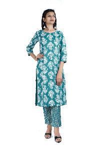 Ladies Casual Wear Kurta Pant Set