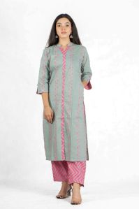 Ladies Designer Kurta Palazzo Set