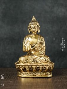 White Metal Buddha