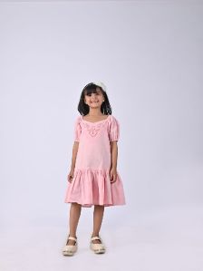 Girls Charlotte Embroidery Mini Dress