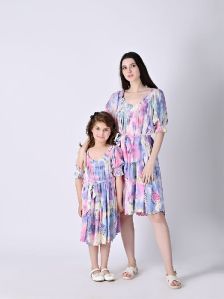 Mother and Daughter Fiona Tie Dye Dress