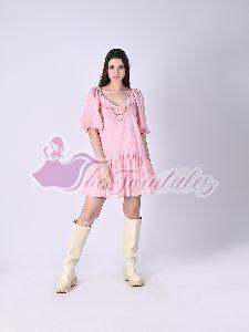 Womens Charlotte Embroidery Mini Dress