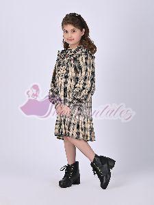 Girls Amia Plaid Mini Dress