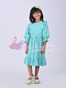 Girls Celina Eyelet Dress