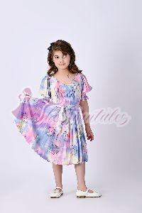 Girls Fiona Tie Dye Dress