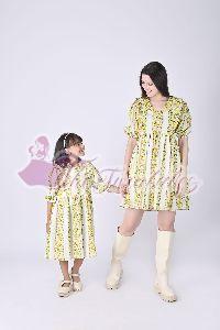 Mother and Daughter Daffodil Days Mini Dress