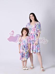 Mother and Daughter Fiona Tie Dye Dress