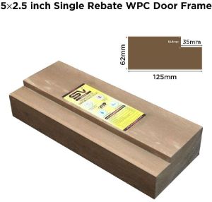 5x2.5 Inch Single Rebate WPC Door Frames