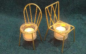 iron chair tealight candle votive