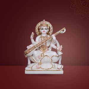 marble saraswati statue SRP-02